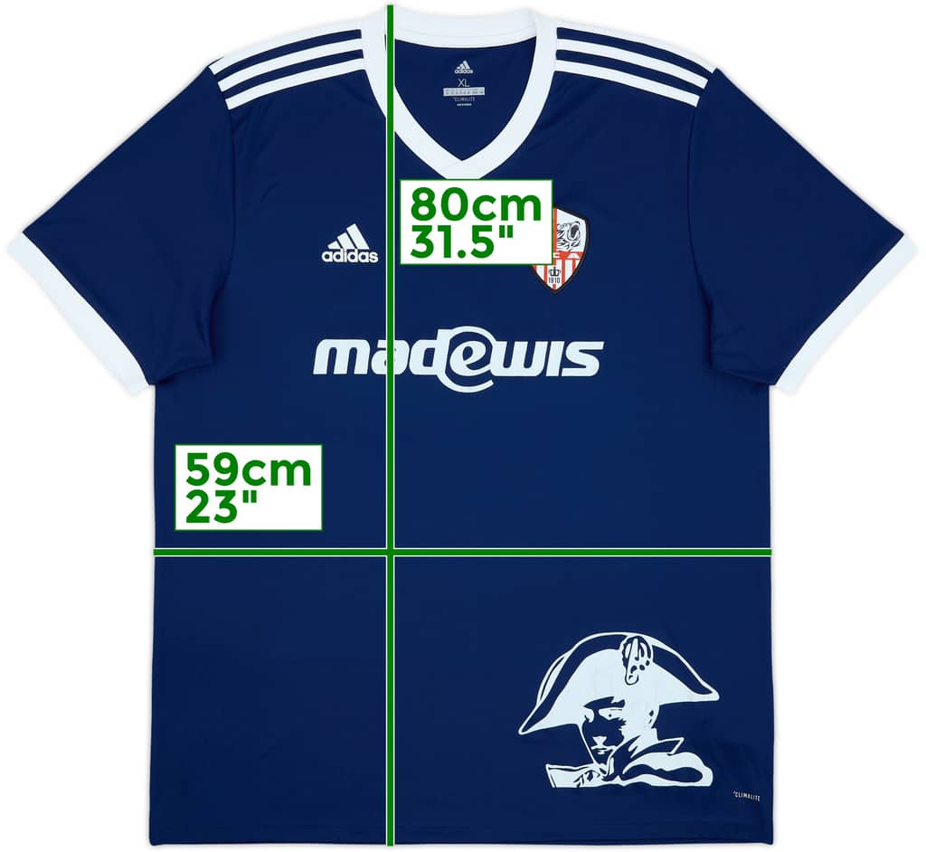 2017-18 Ajaccio adidas Training Shirt - 6/10 - (XL)