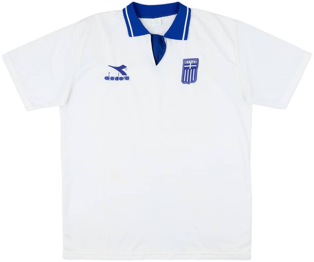 1994-96 Greece Away Shirt - 8/10 - (L)