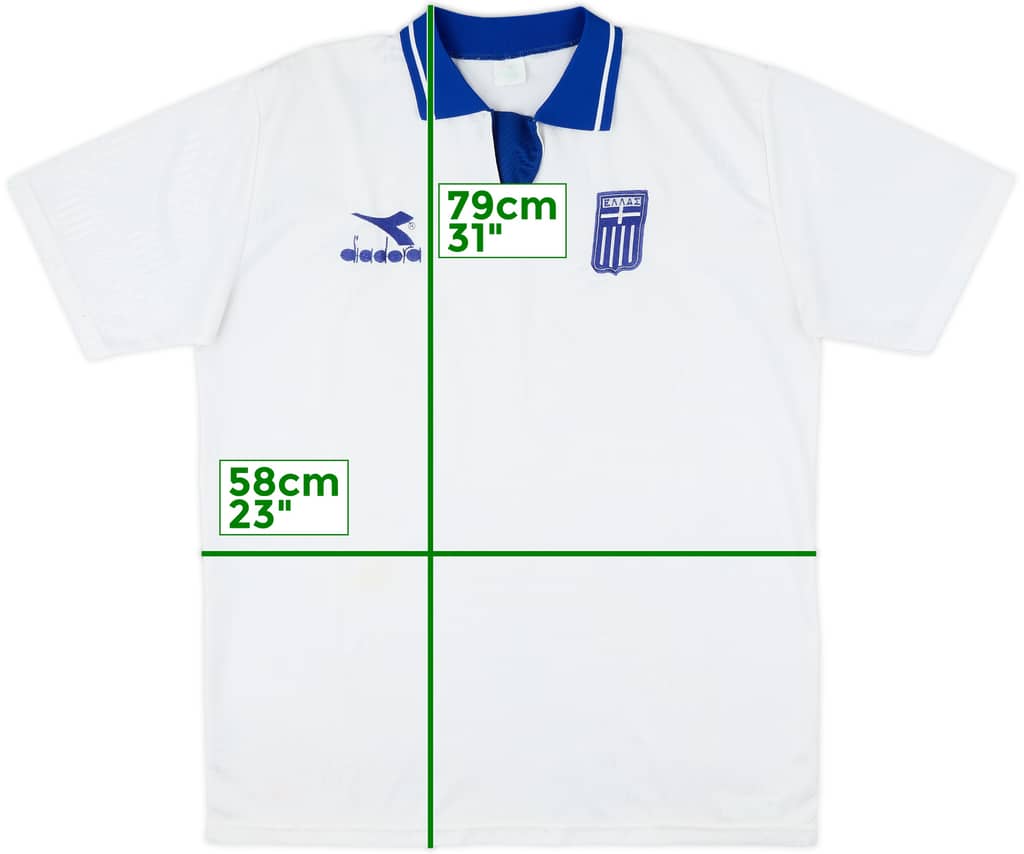 1994-96 Greece Away Shirt - 8/10 - (L)