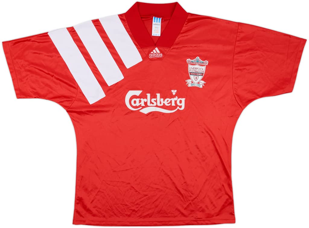 1992-93 Liverpool Centenary Home Shirt - 7/10 - (XL)