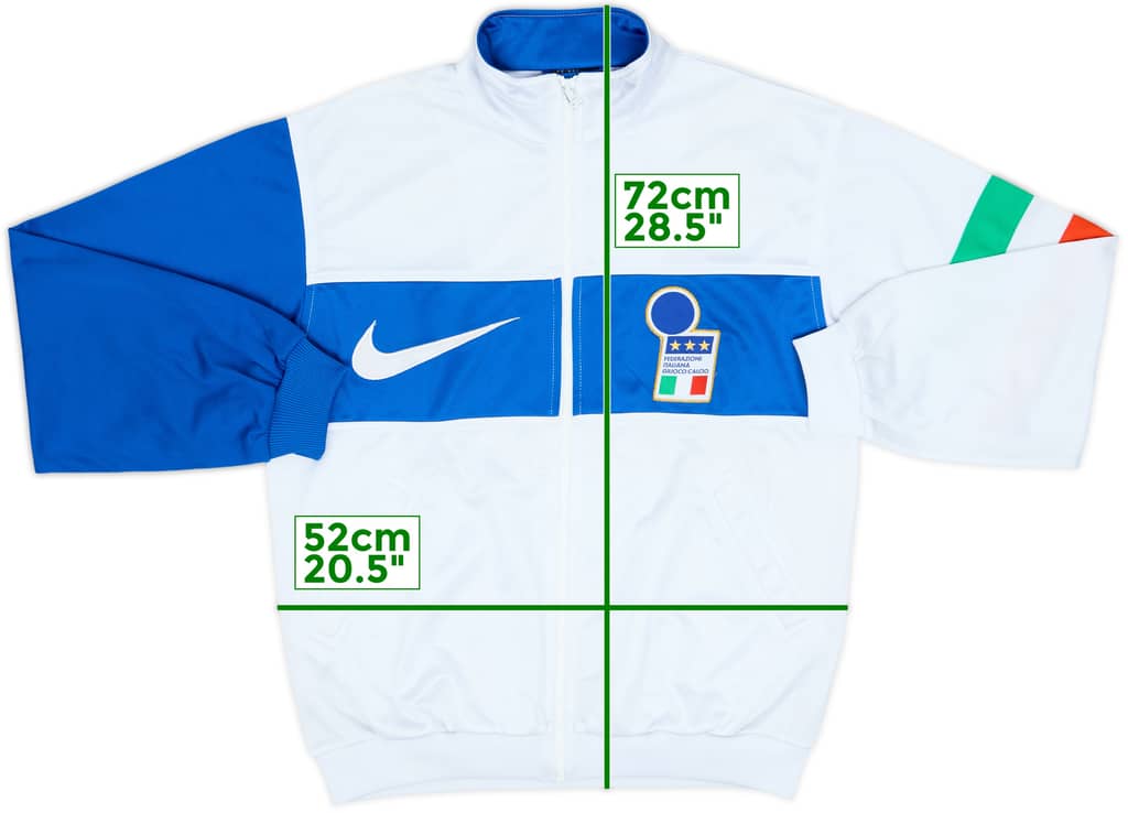 1996-97 Italy Nike Track Jacket - 8/10 - (XL.Boys)