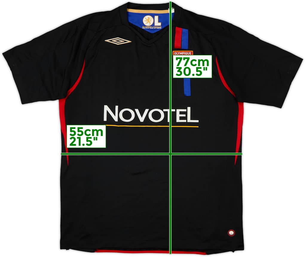 2007-08 Lyon Third Shirt - 5/10 - (L)