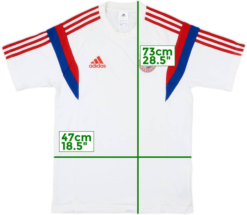 2013-14 Bayern Munich adidas Cotton Tee - 8/10 - (S)
