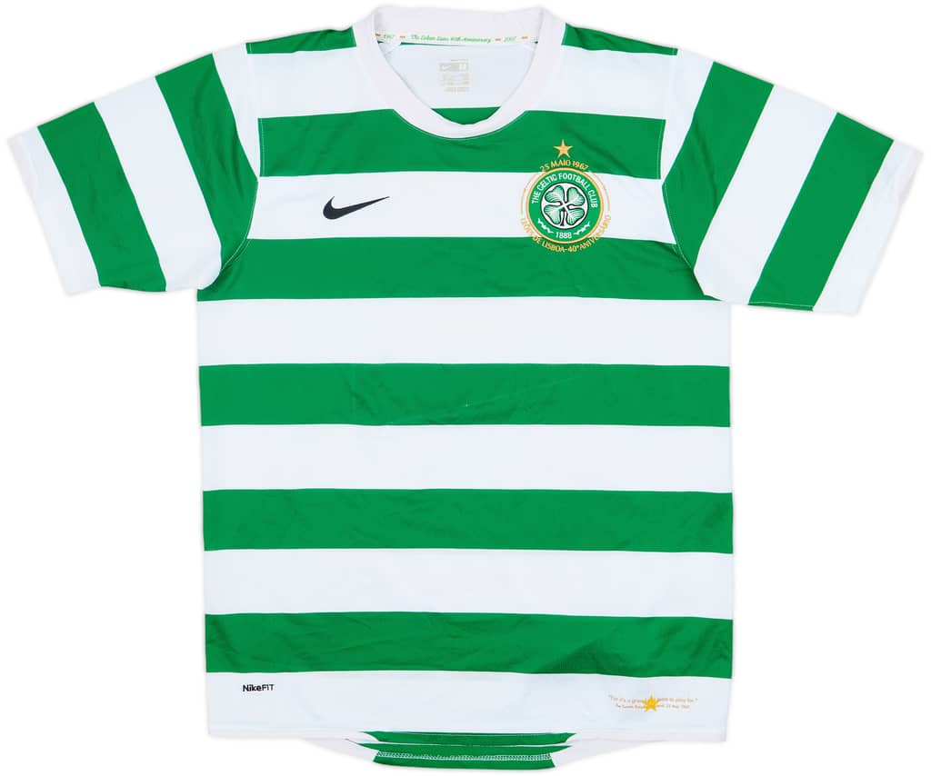2007-08 Celtic Home Shirt - 4/10 - (M)