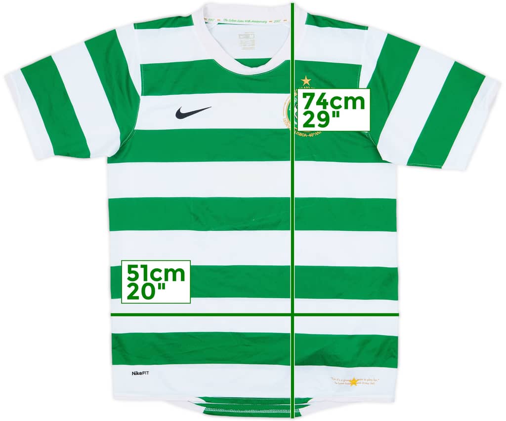 2007-08 Celtic Home Shirt - 4/10 - (M)