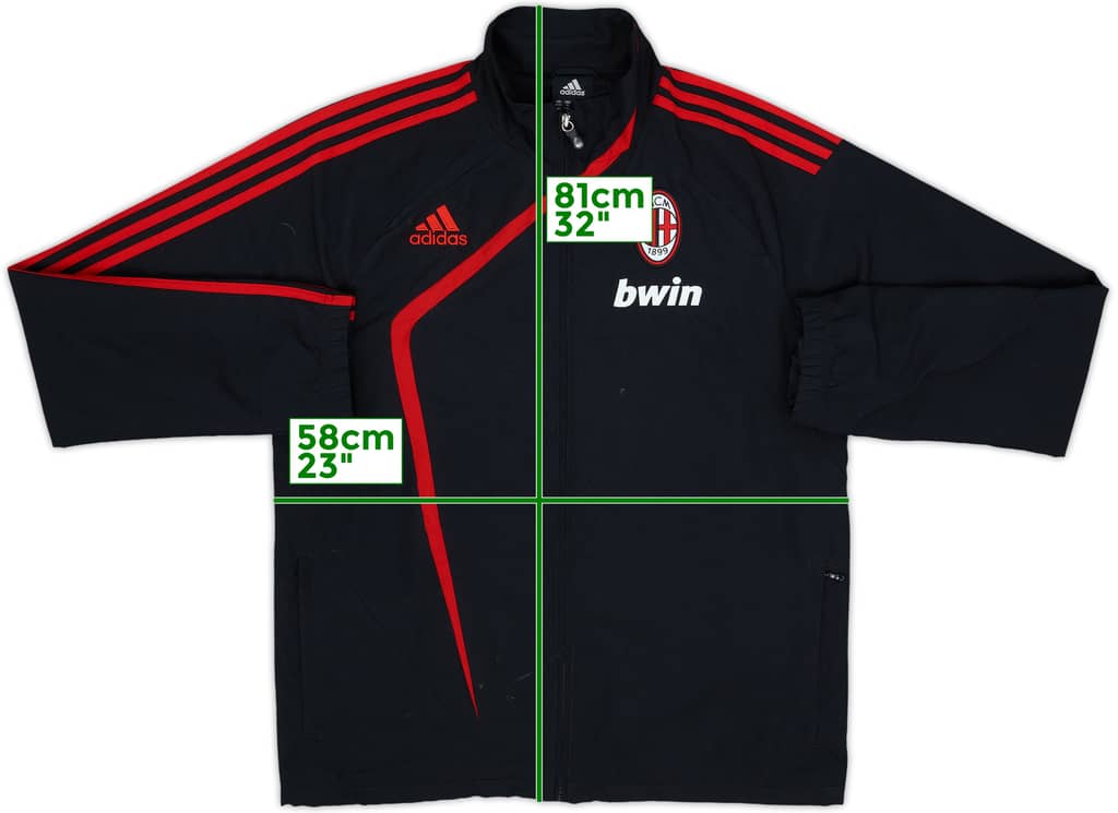 2009-10 AC Milan adidas Track Jacket - 7/10 - (M/L)