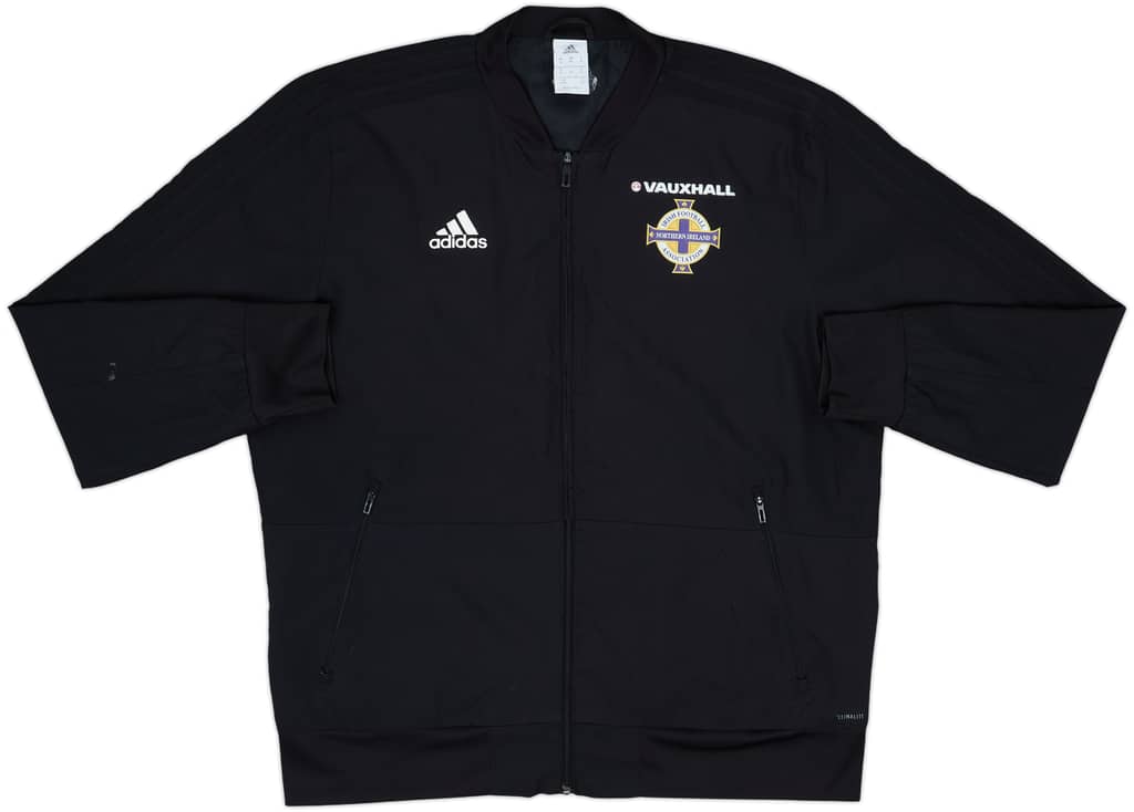 2017-18 Northern Ireland adidas Track Jacket - 7/10 - (XL)