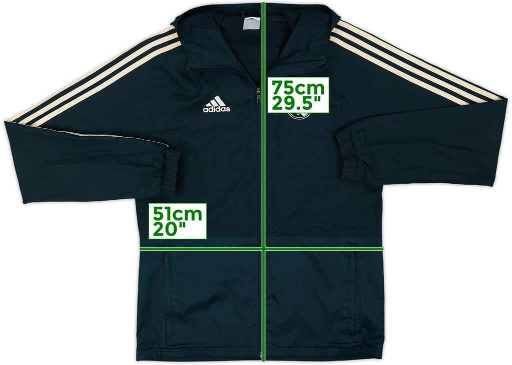 2018-19 Real Madrid adidas Hooded Track Jacket - 8/10 - (S)