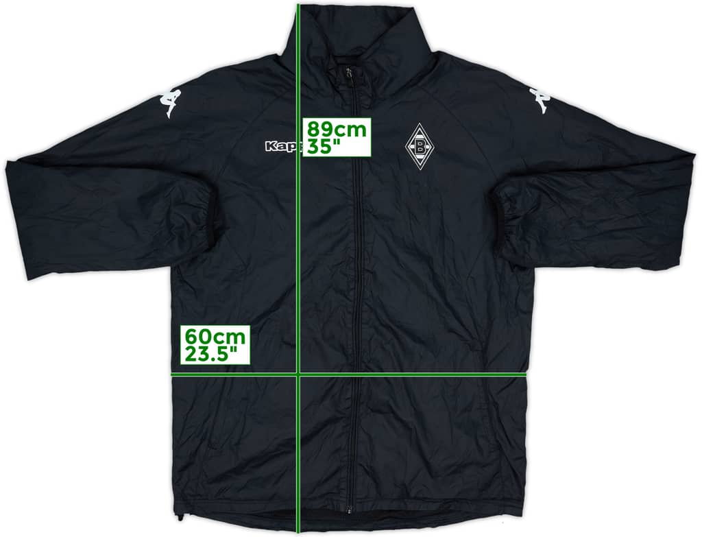 2013-14 Borussia Monchengladbach Kappa Hooded Rain Jacket - 9/10 - (L)