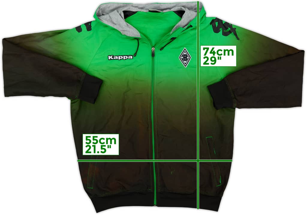 2016-17 Borussia Monchengladbach Kappa Hooded Track Jacket - 5/10 - (L)