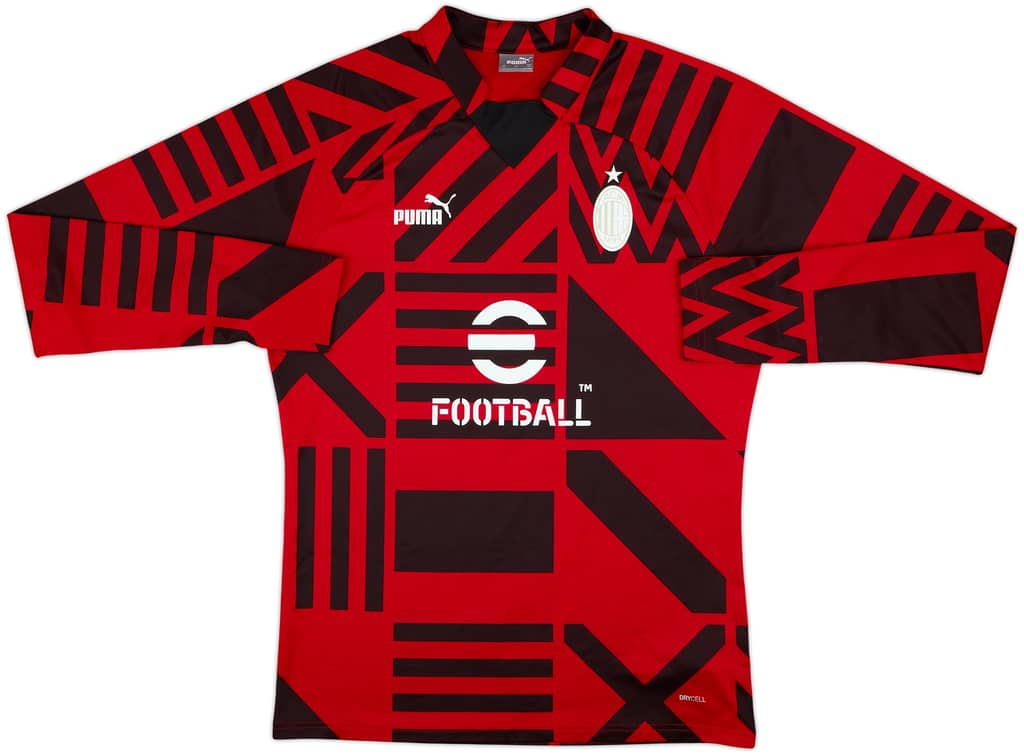 2022-23 AC Milan Puma Drill Top - 8/10 - (M)