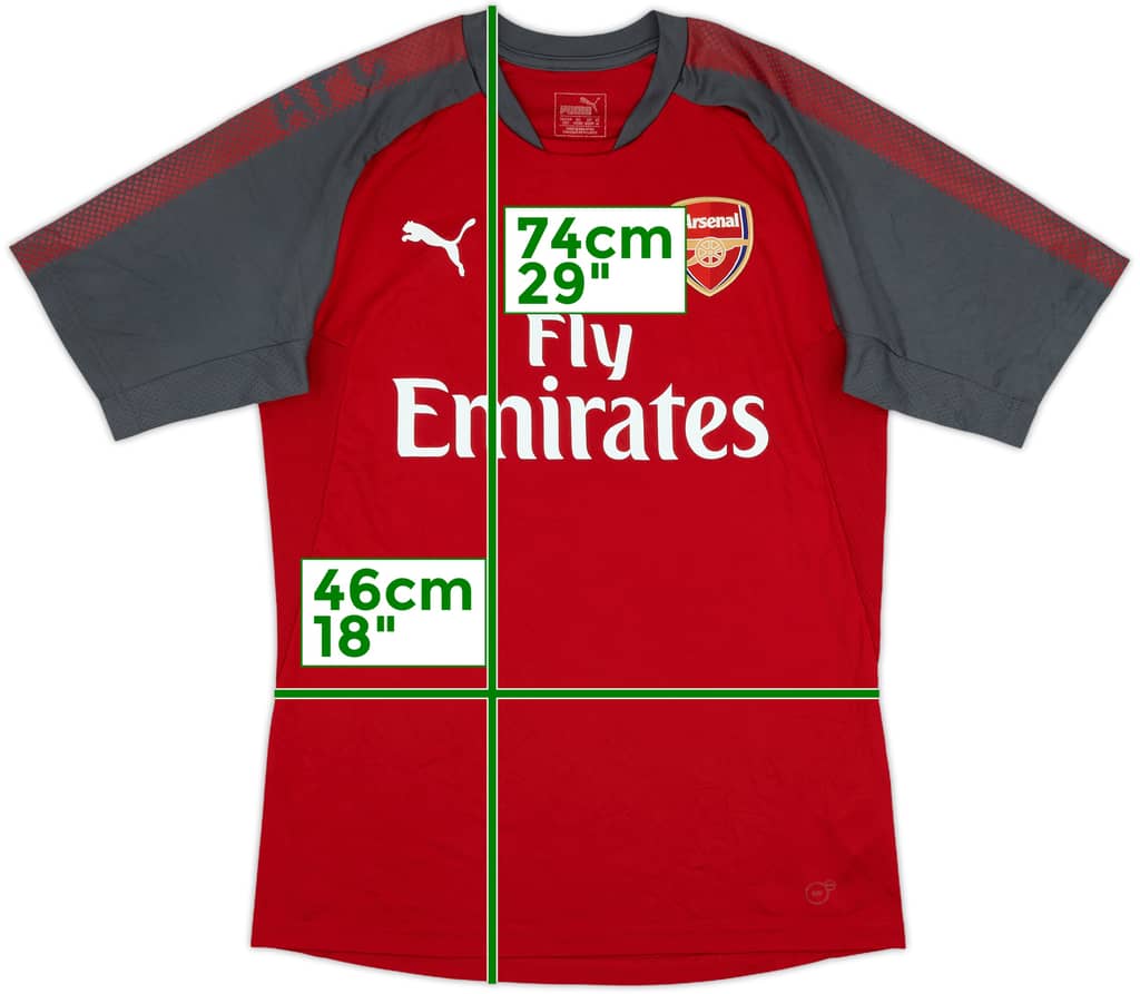 2017-18 Arsenal Puma Training Shirt - 7/10 - (M)