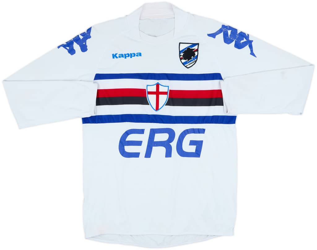 2008-09 Sampdoria Away L/S Shirt - 5/10 - (S)