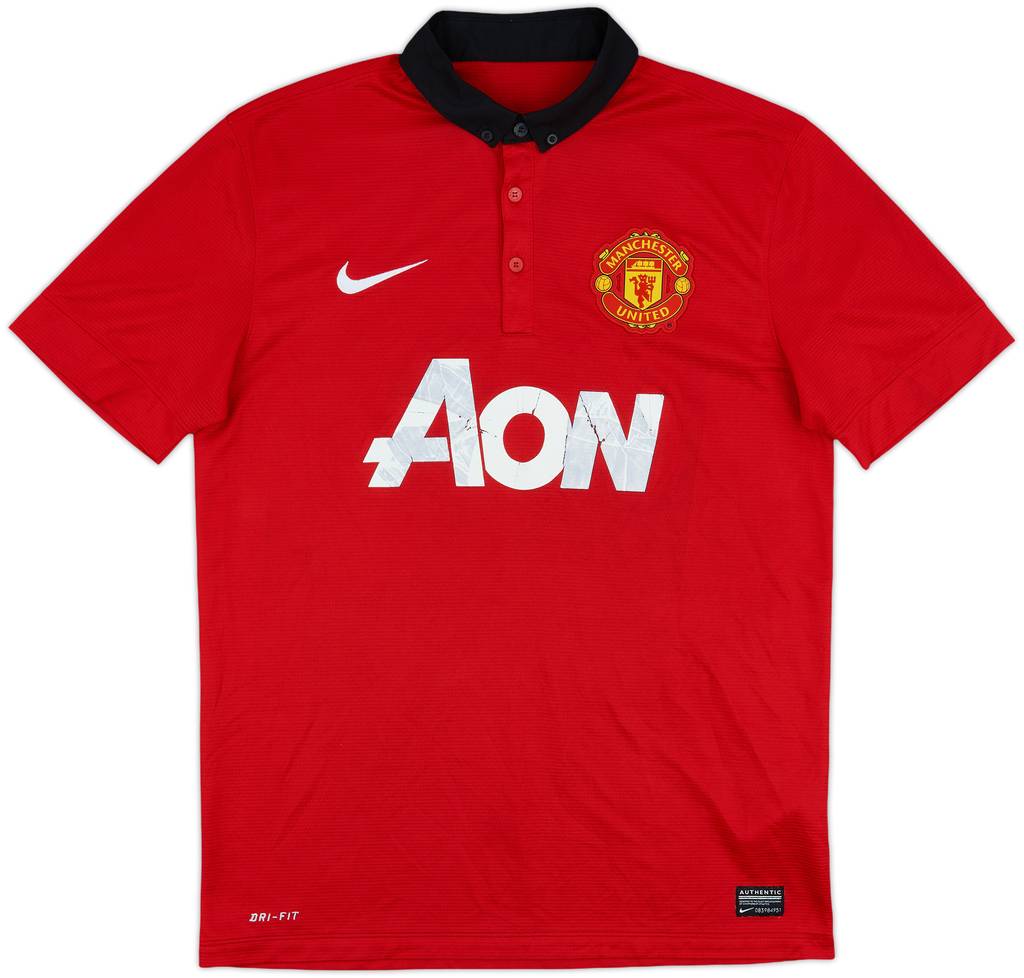 2013-14 Manchester United Home Shirt - 4/10 - (M)