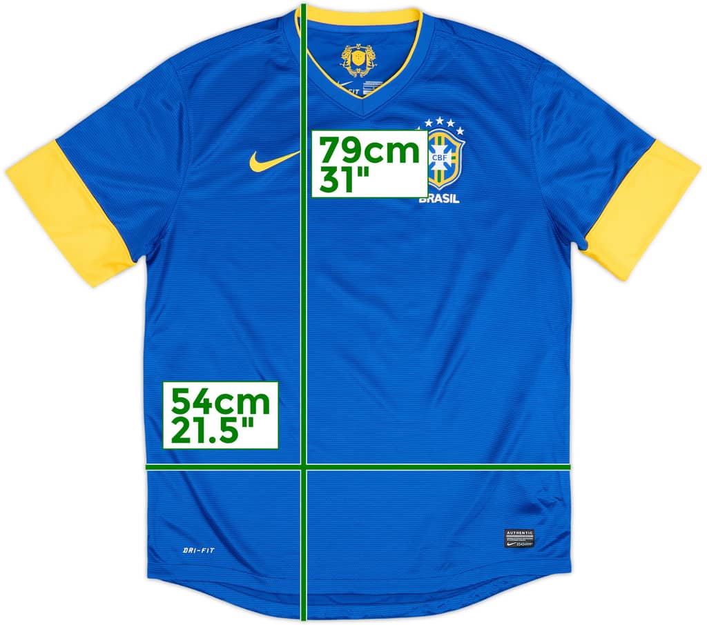 2012-13 Brazil Away Shirt - 9/10 - (L)