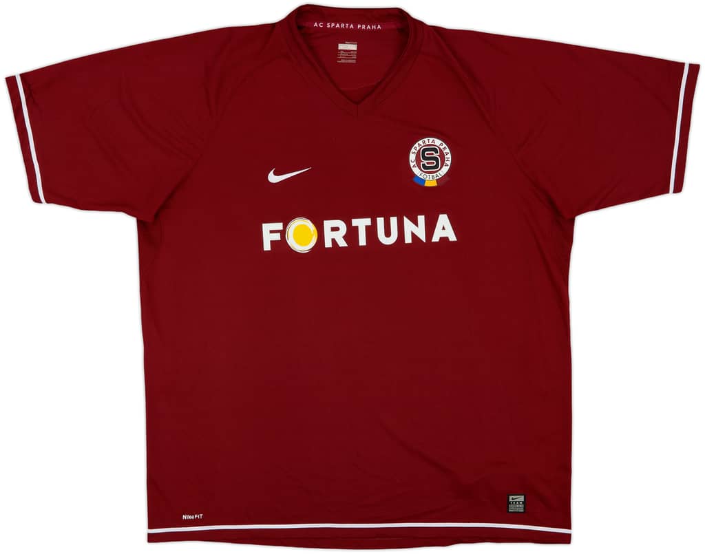 2008-09 Sparta Prague Home Shirt - 10/10 - (XXL)