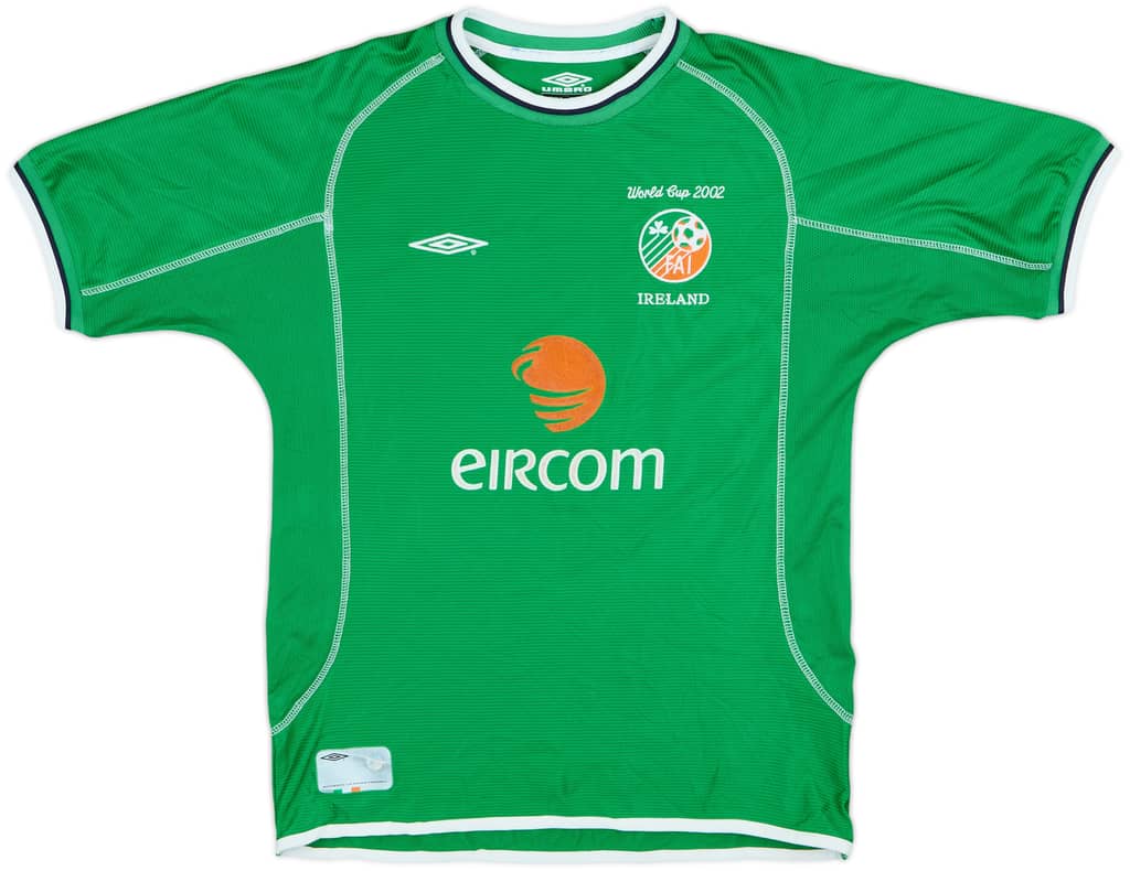 2002-03 Ireland Home Shirt - 8/10 - (L.Boys)