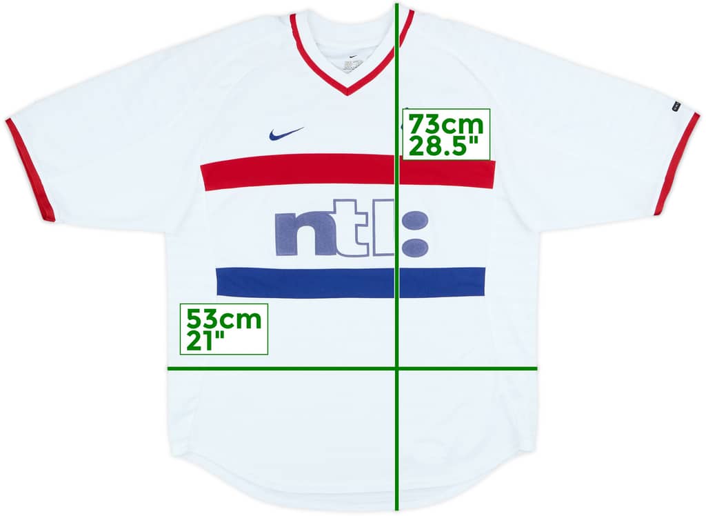 2000-01 Rangers Away Shirt - 9/10 - (M)