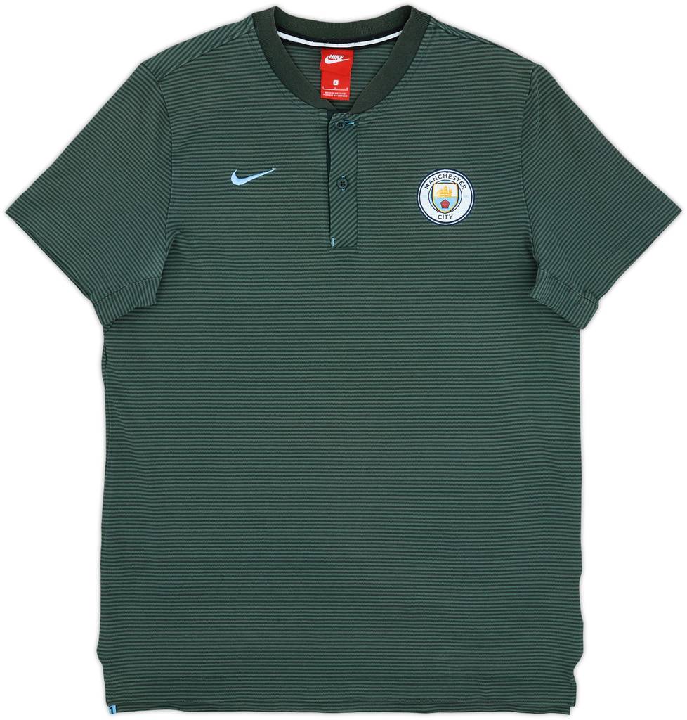 2017-18 Manchester City Nike Polo Shirt - 8/10 - (L)