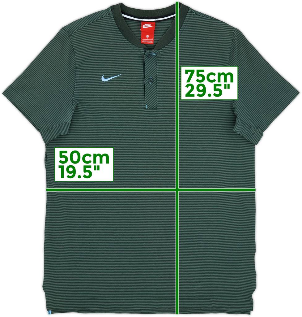 2017-18 Manchester City Nike Polo Shirt - 8/10 - (L)