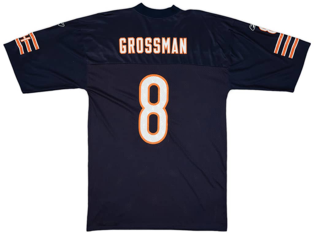 2005-06 Chicago Bears Grossman #8 Reebok Replica Home Jersey - 8/10 - (L)