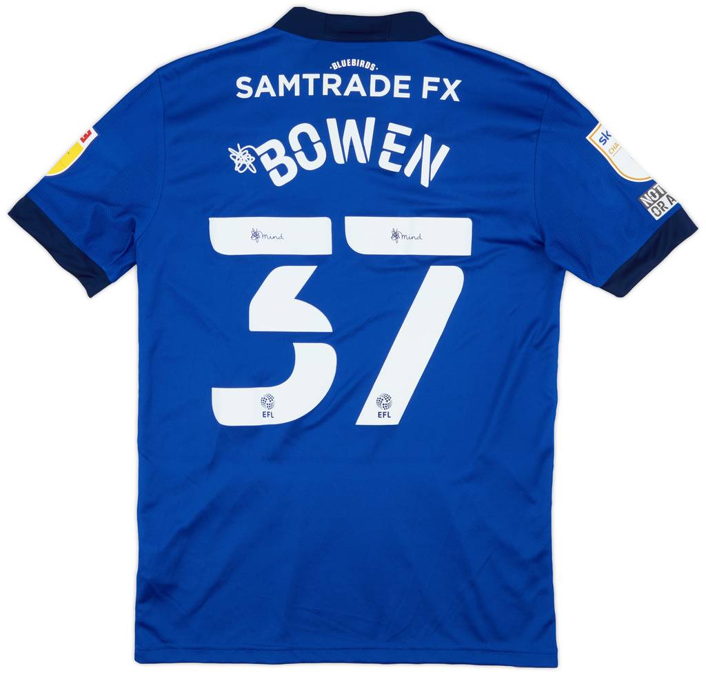 2021-22 Cardiff Match Issue Home Shirt Bowen #37