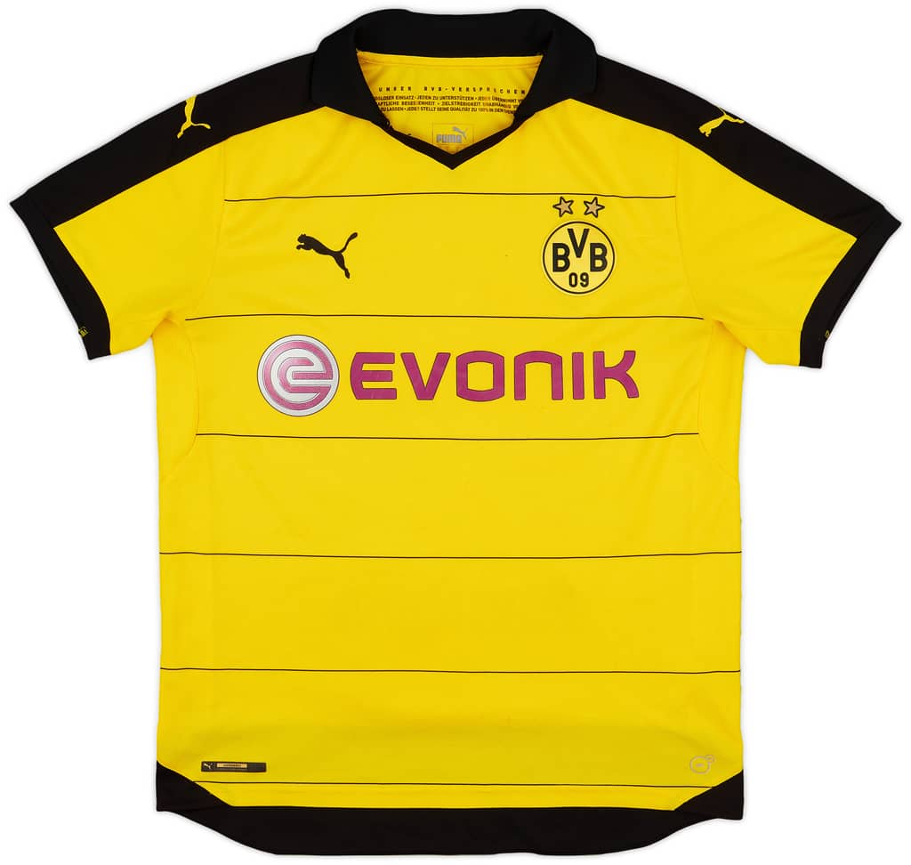 2015-16 Borussia Dortmund Home Shirt - 5/10 - (L)