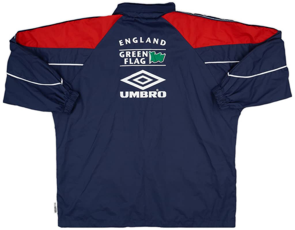 1998-99 England Umbro Hooded Rain Jacket - 7/10 - (L)