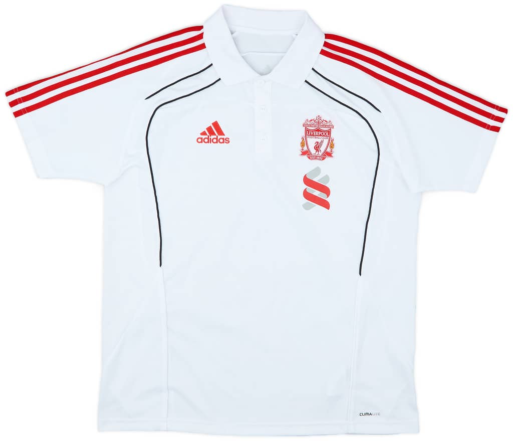2010-11 Liverpool adidas Polo Shirt - 9/10 - (L)