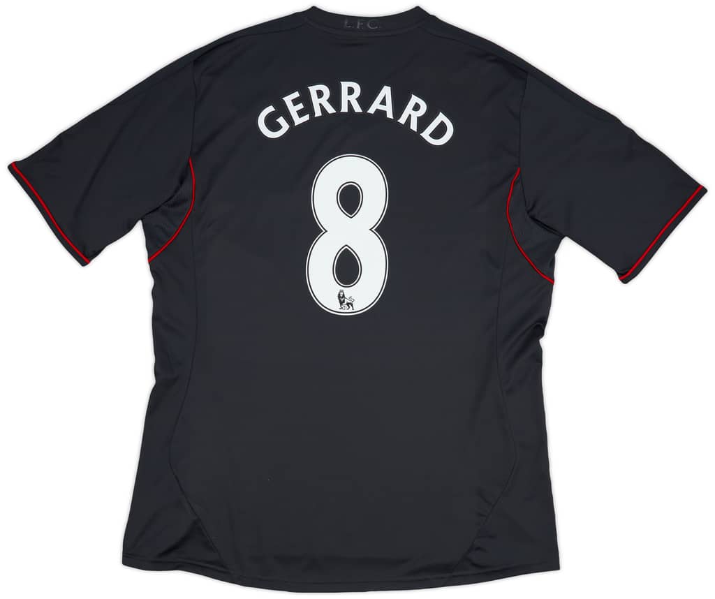 2011-12 Liverpool Away Shirt Gerrard #8 - 7/10 - (XL)