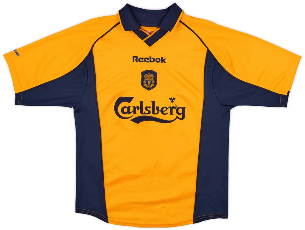 2000-02 Liverpool Away Shirt Gerrard #17 - 9/10 - (Y)
