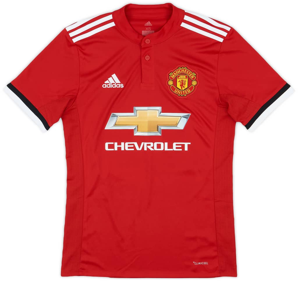 2017-18 Manchester United Home Shirt Shaw #23 - 9/10 - (XS)