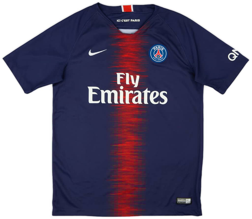 2018-19 Paris Saint-Germain Home Shirt - 9/10 - (XL.Boys)