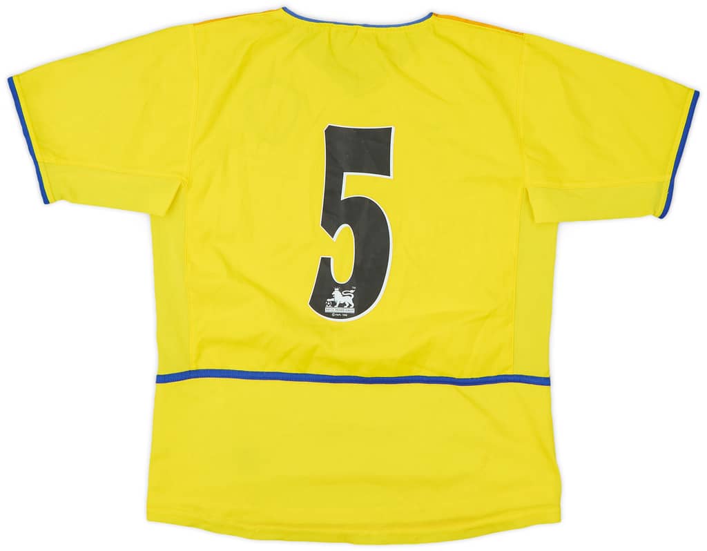 2002-03 Leeds United Away Shirt #5 - 7/10 - (L.Boys)
