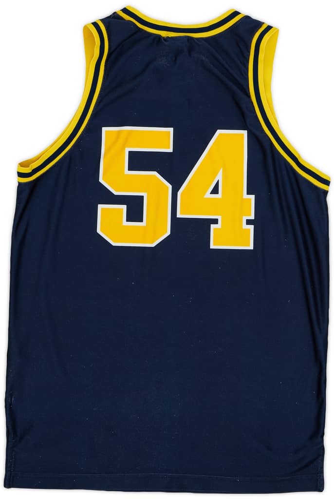 1996-98 Michigan Wolverines Traylor #54 Nike Away Jersey - 5/10 - (M)