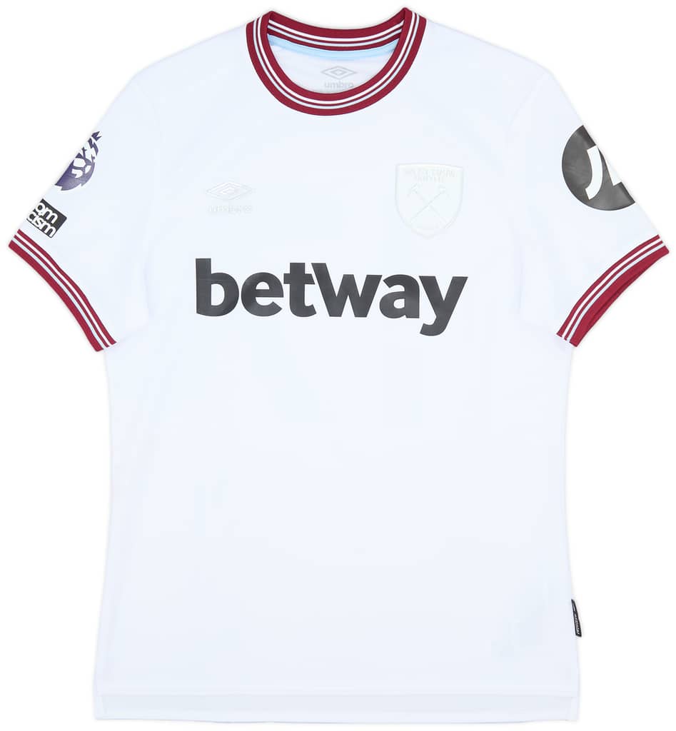 2023-24 West Ham Match Worn Away Shirt Cornet #17