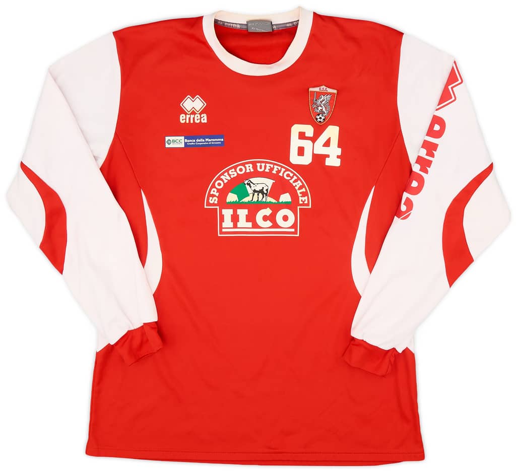 2008-09 Grosseto Errea Player Issue Training L/S Shirt #64 - 6/10 - (L)