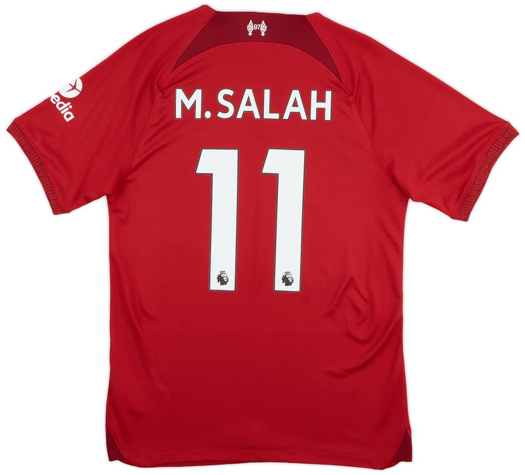 2022-23 Liverpool Home Shirt M.Salah #11 - 9/10 - (S)