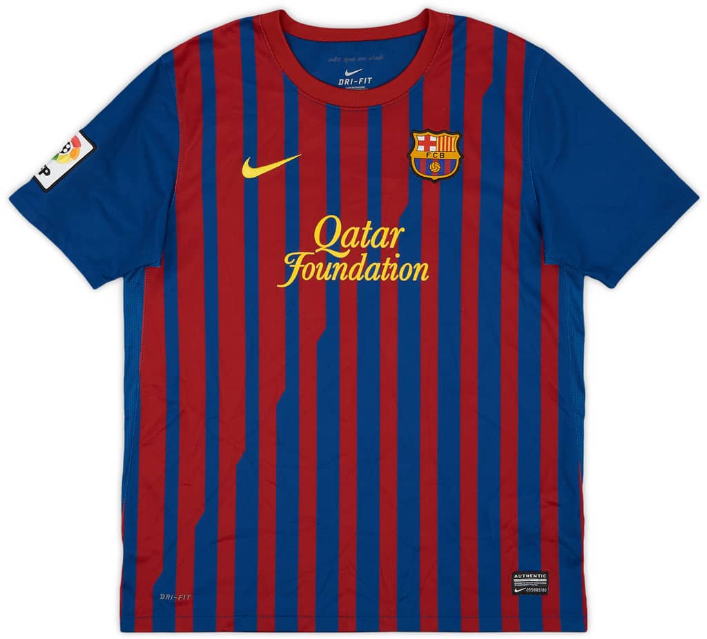 2011-12 Barcelona Home Shirt - 8/10 - (XL.Boys)