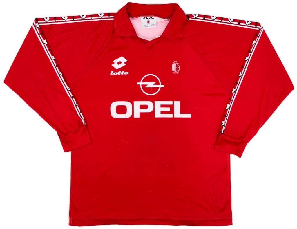 1995-96 AC Milan Lotto Training L/S Shirt - 6/10 - (L)