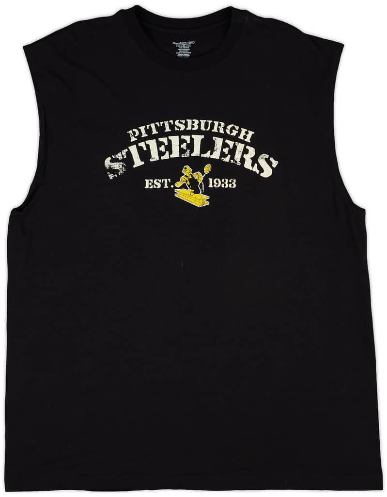 2005-06 Pittsburgh Steelers Reebok Sleeveless Tee - 7/10 - (XL)