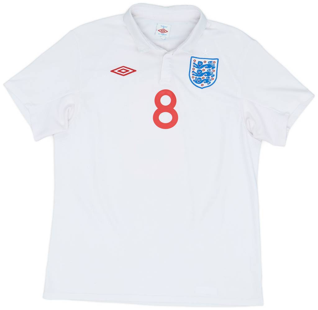 2009-10 England Home Shirt Lampard #8 - 6/10 - (L)