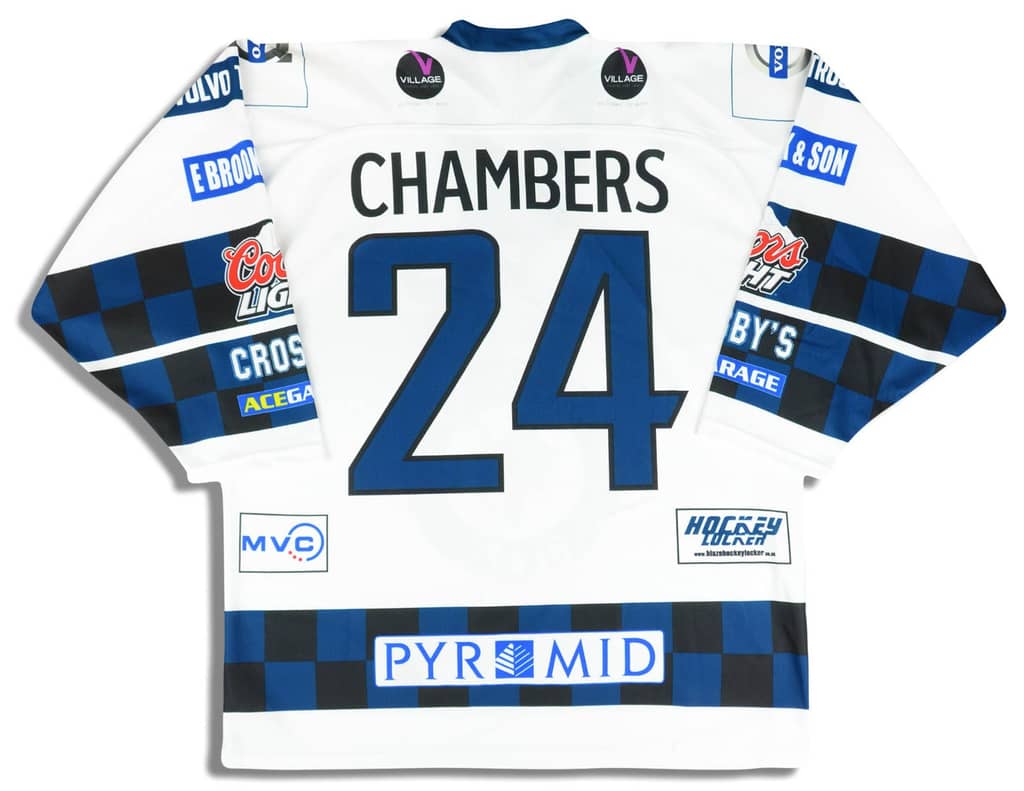 2010-11 Coventry Blaze Chambers #24 Rhino Jersey (Away) 3XL