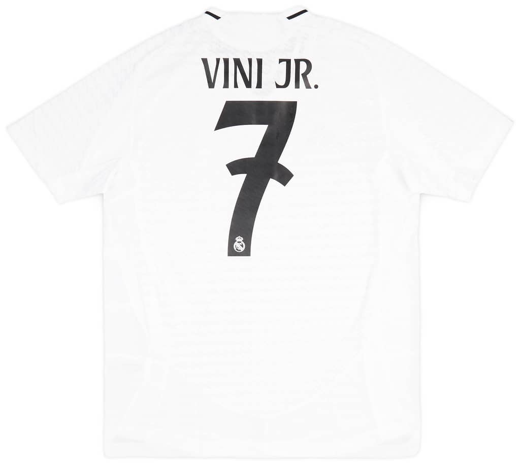 2024-25 Real Madrid Authentic Home Shirt Vini Jr. #7