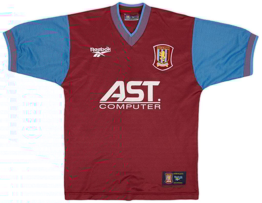1997-98 Aston Villa Home Shirt Ehiogu #5 - 9/10 - (S)