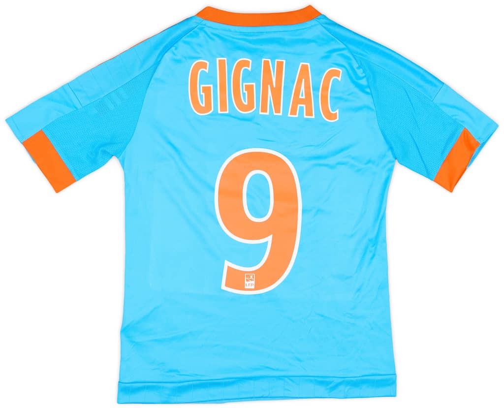 2014-15 Olympique Marseille Fourth Shirt Gignac #9 (S.Boys)