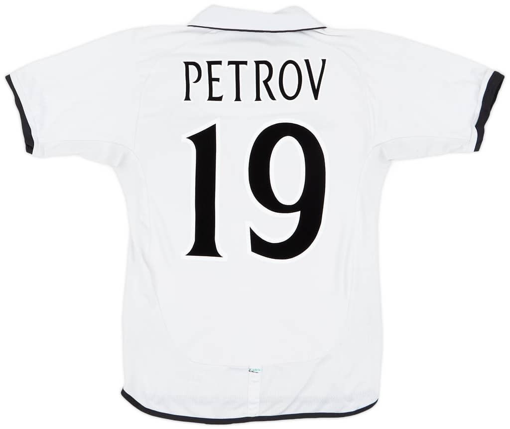 2001-02 Celtic Away Shirt Petrov #19 - 5/10 - (S)