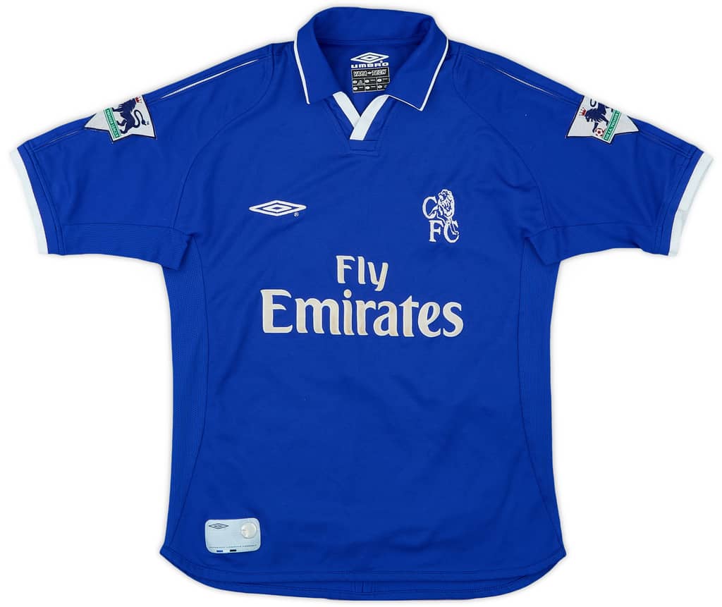 2001-03 Chelsea Home Shirt Petit #17 - 8/10 - (S.Boys)