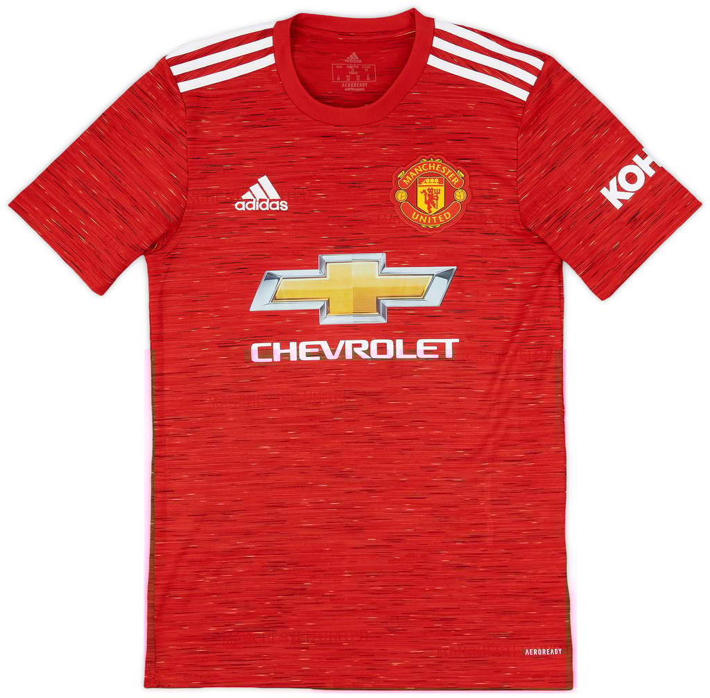 2020-21 Manchester United Home Shirt B.Fernandes #18 - 9/10 - (XS)