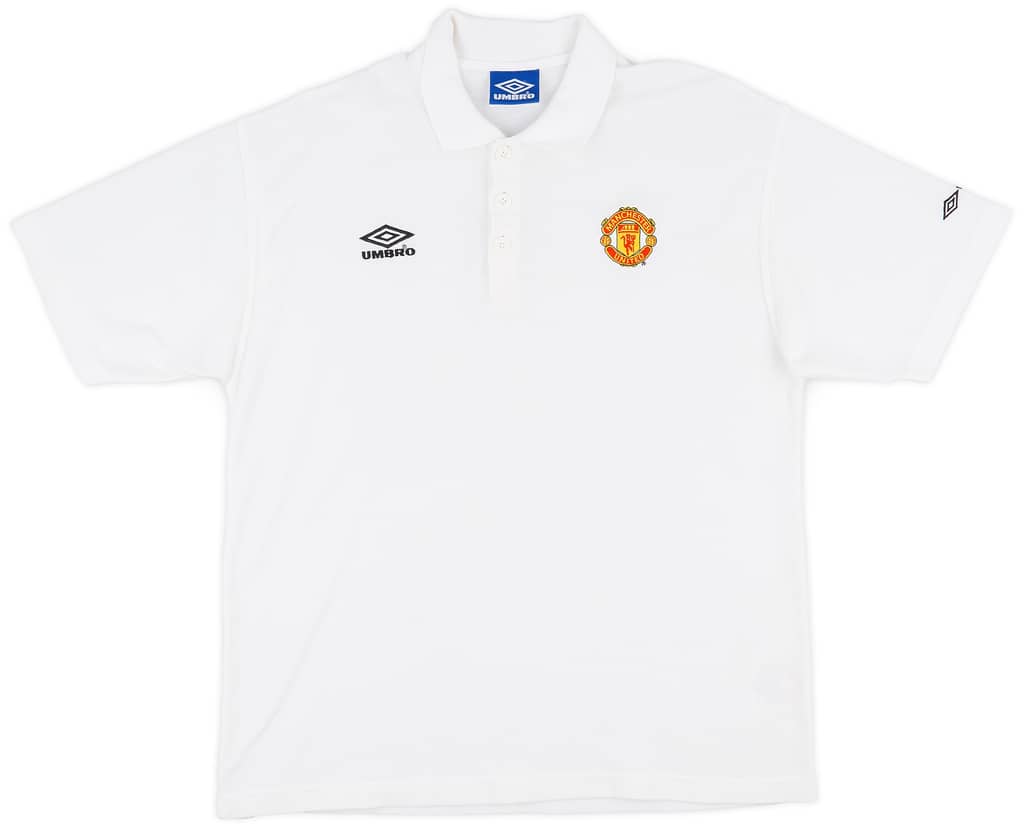 1998-99 Manchester United Umbro Polo Shirt - 7/10 - (XL)